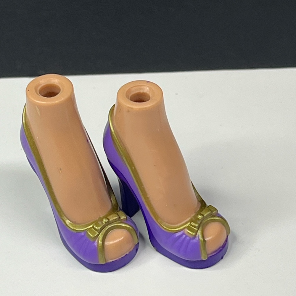 Bratz Versace Princess High Heel Shoes Purple & Gold